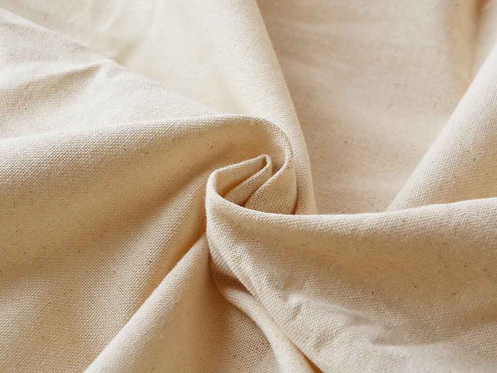 Cream Plain Greige 20s Pure Cotton Sheeting Fabric