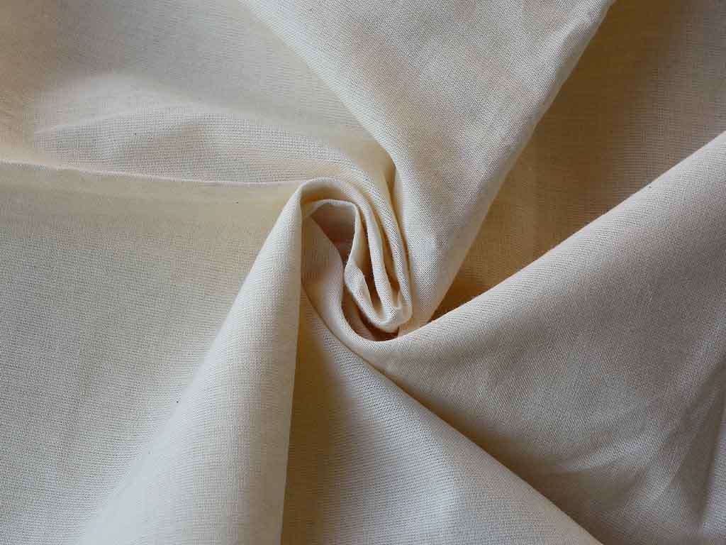 Cream Plain Greige 92*104 Pure Cotton Fabric