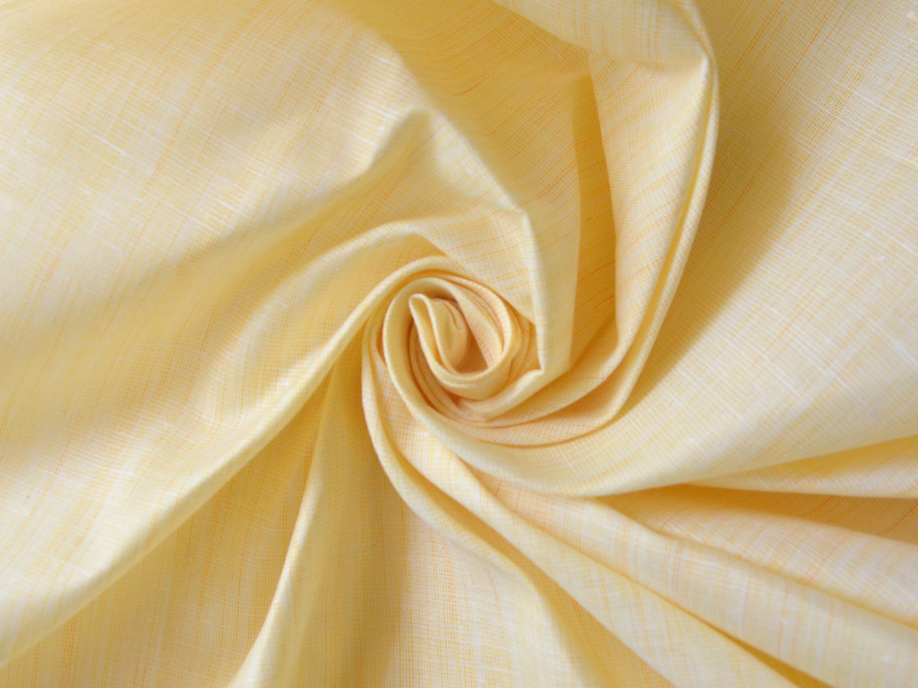 Light Yellow Shaded Premium Cotton Linen
