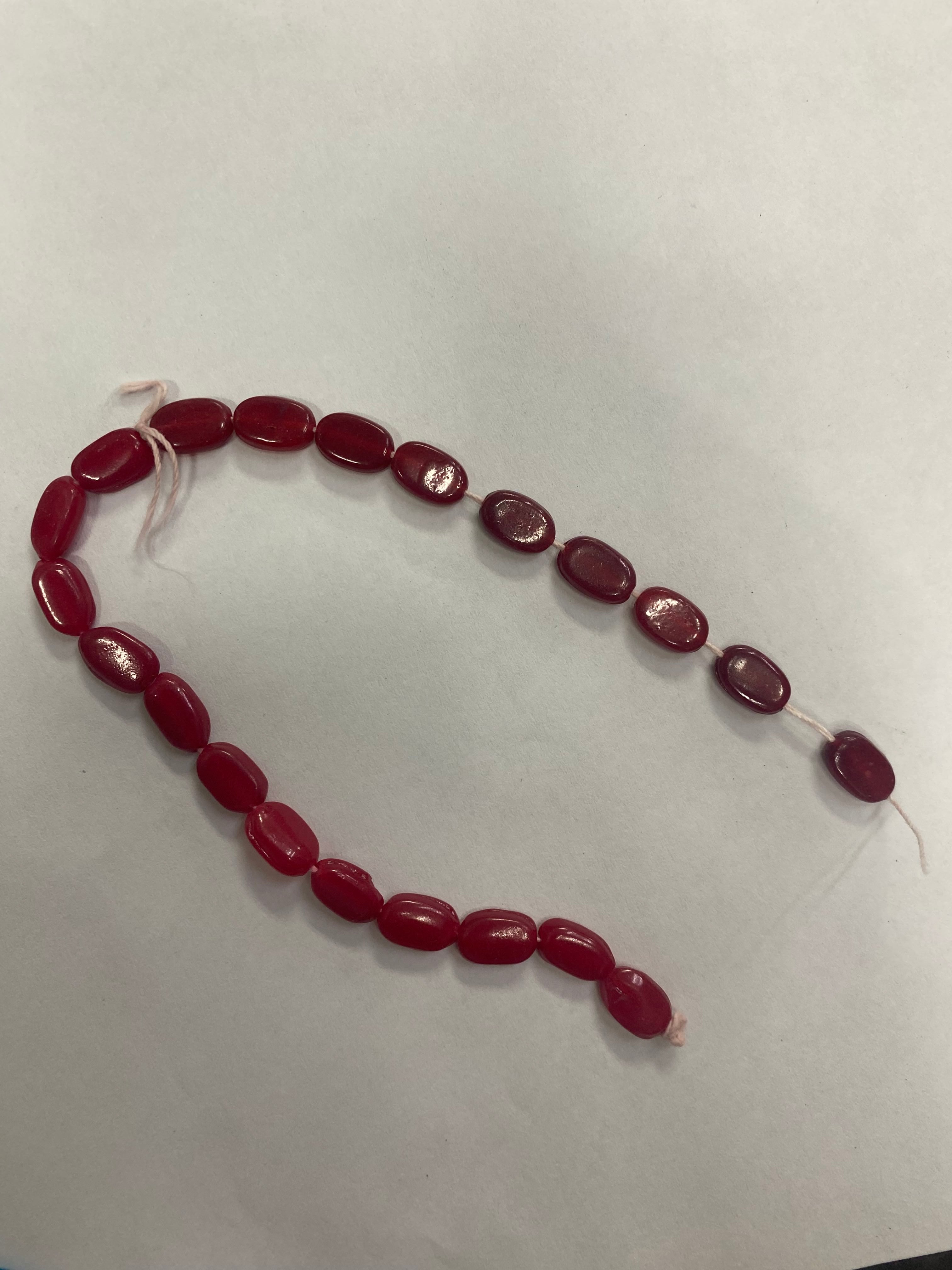 Maroon Opal Plastic Beads