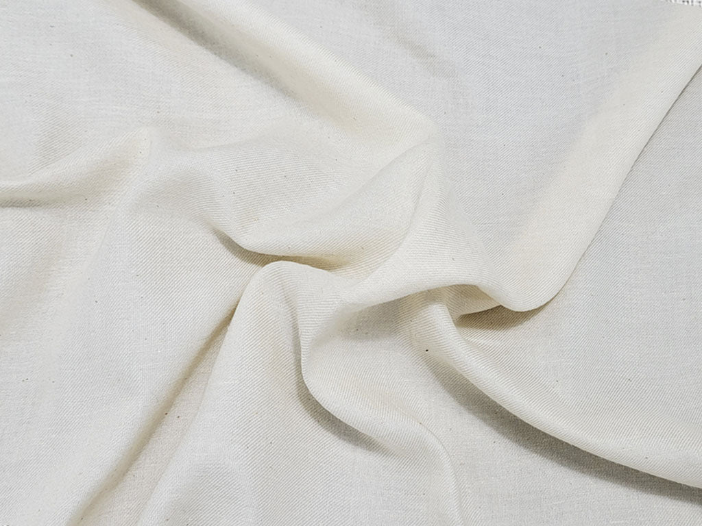 Handwoven Dyeable Twill Khadi for Garments