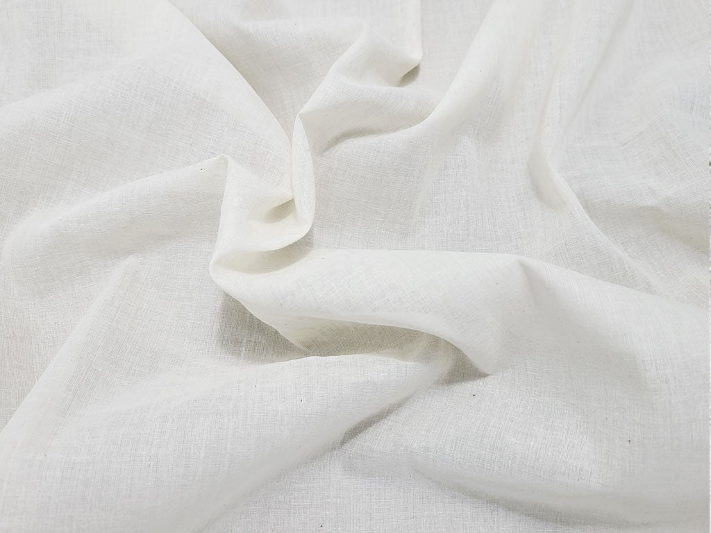 Handwoven Dyeable Fine Natural Khadi for Garments
