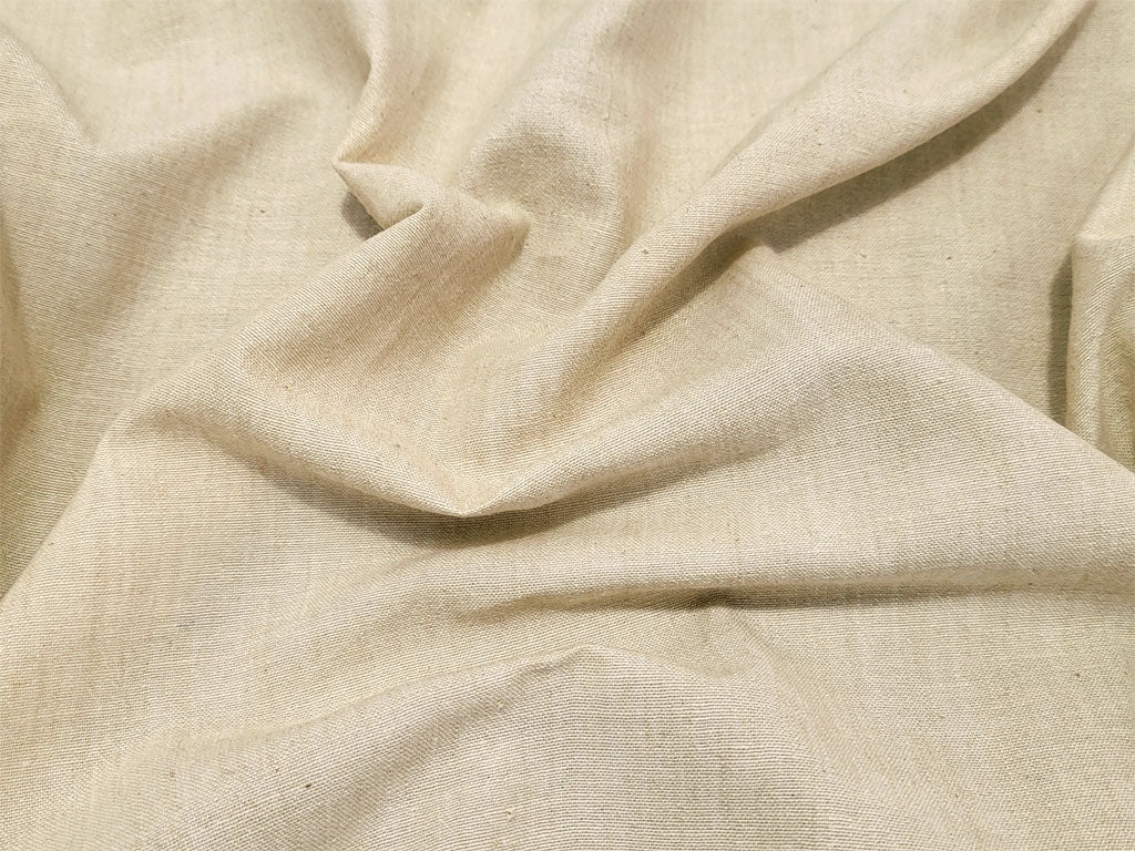 Handwoven Dyeable Natural Colour Cotton Khadi for Garments