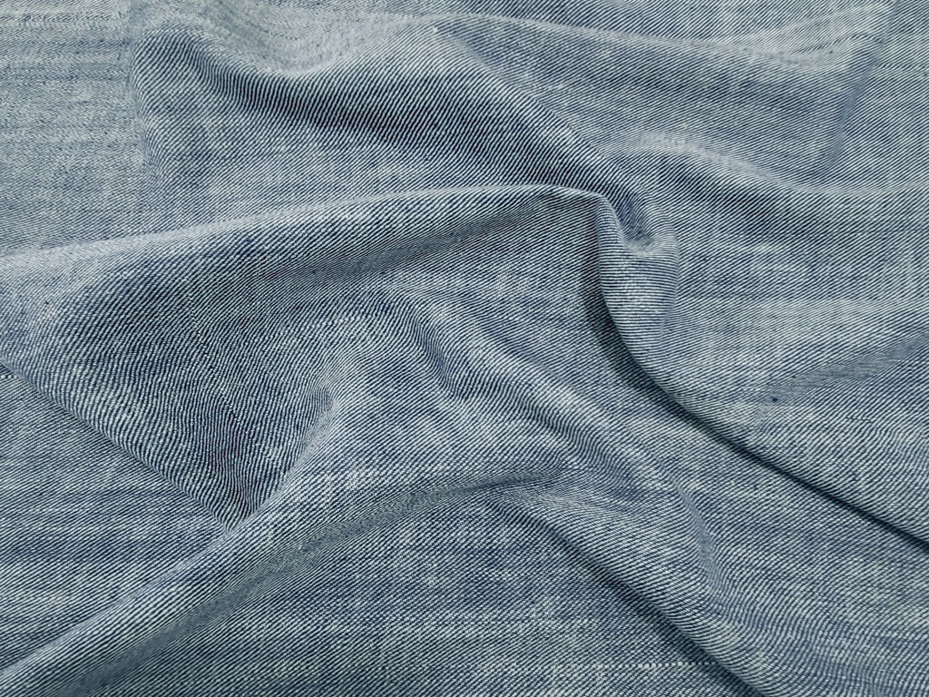 Handwoven Cotton Khadi Denim Blue