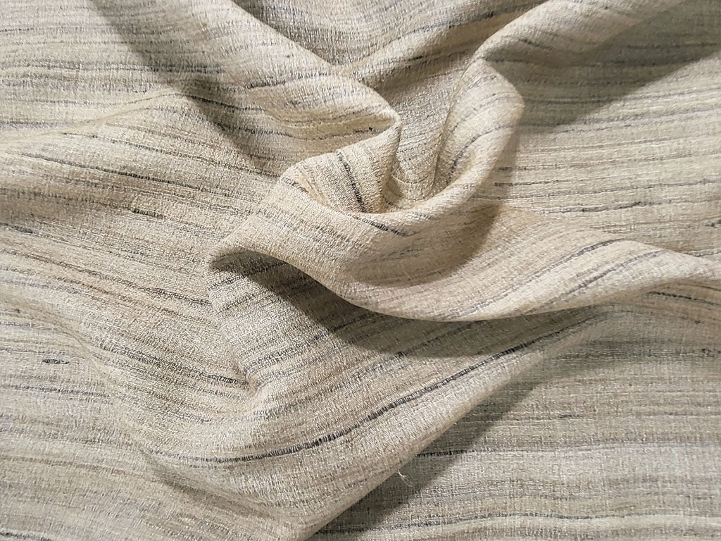 Handwoven Pure Tussar x Ghicha Fabric