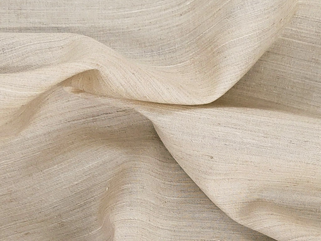 Handwoven Pure Muga Cream Silk from Assam