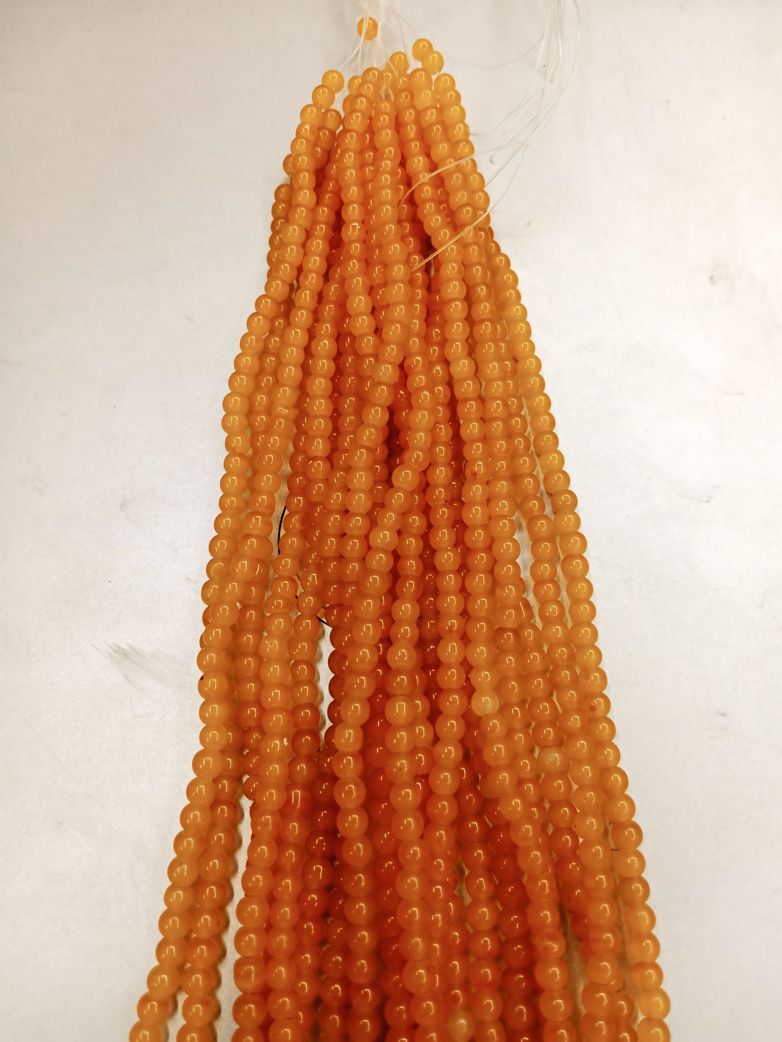Orange Glass Pearl